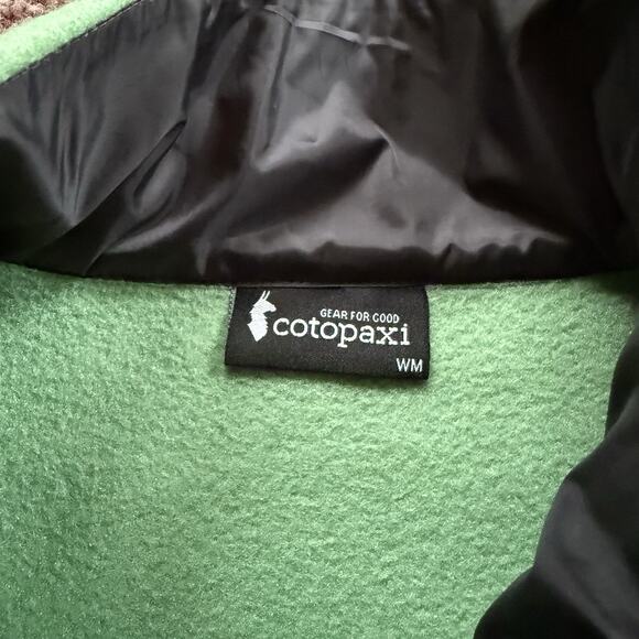 Cotopaxi Teca Fleece Full-Zip Jacket Women’s Medium Kelp Green Stripe Excellent - Picture 5 of 5